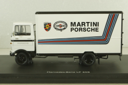 Mercedes LP 608 truck Martini-Porsche racing, white, 03520, Schuco 1:43