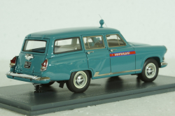 Газ-22М Волга, милиция 1964, бирюзовый, NEO 1:43