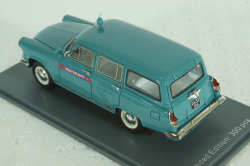 Газ-22М Волга, милиция 1964, бирюзовый, NEO 1:43