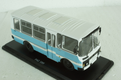 Паз-3205 автобус 1989, голубо-белый, SSM4002, SSM 1:43