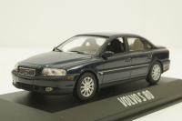 Volvo S80, blue metallic, 433171904, Minichamps 1:43