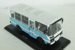 Паз-3205 автобус 1989, голубо-белый, SSM4002, SSM 1:43 Уценка!