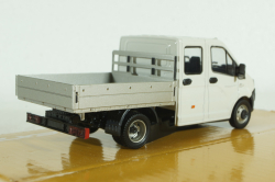 Газель Next А22R23 бортовой бел/сер, Н560, Наш автопром 1:43