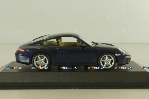 Porsche 911 (997) Carrera 2004, blue, 400063020, Minichamps 1:43