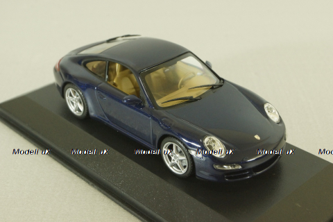 Porsche 911 (997) Carrera 2004, blue, 400063020, Minichamps 1:43