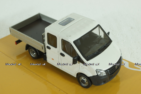 Газель Next А22R23 бортовой бел/сер, Н560, Наш автопром 1:43
