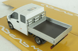 Газель Next А22R23 бортовой бел/сер, Н560, Наш автопром 1:43