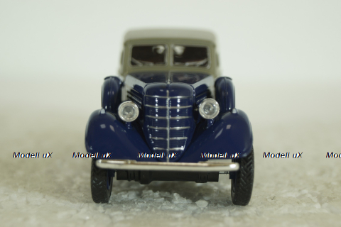 Газ-61, синий/серый, Наш Автопром 1:43