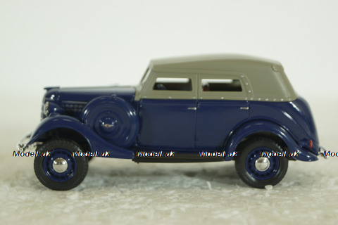 Газ-61, синий/серый, Наш Автопром 1:43