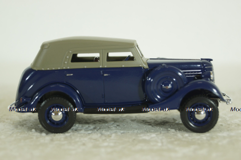 Газ-61, синий/серый, Наш Автопром 1:43