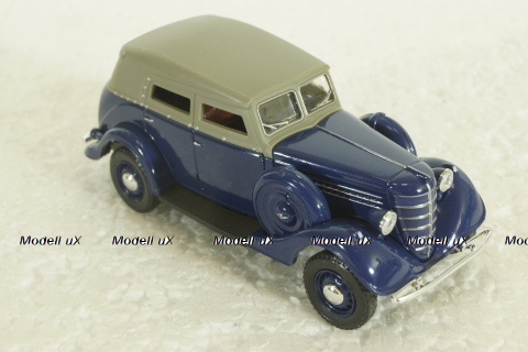 Газ-61, синий/серый, Наш Автопром 1:43