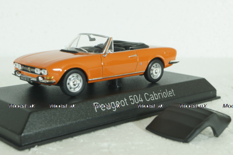 Peugeot 504 Cabriolet 1970, orange, 475432, Norev 1:43