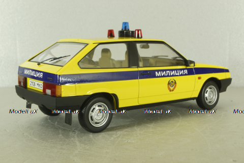 Ваз-2108 Милиция Lada Samara 1987, DC18003TP1YB, Premium Scale Models 1:18