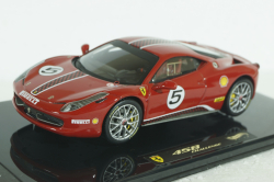 Ferrari 458 Challenge, red, X5504, Hot Wheels Elite 1:43