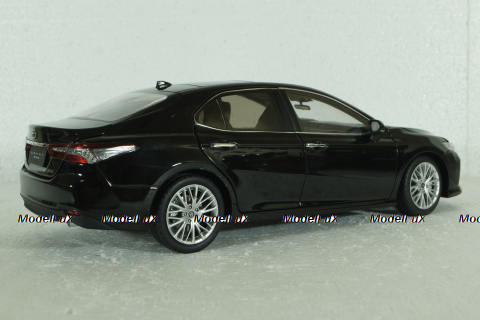 Toyota Camry (XV80) 8-generation, 2018 black, Paudi 1:18