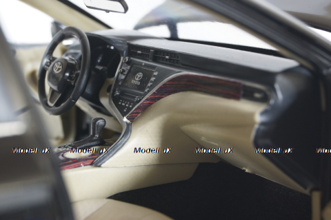 Toyota Camry (XV80) 8-generation, 2018 black, Paudi 1:18