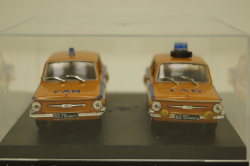 Набор из двух машин Заз-968А Запорожец, ГАИ, Коверсия 1:43