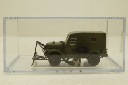 Газ-69, зеленый снегоуборочная №2, конверсия 1:43