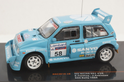MG Metro 6R4, No.58, RAC Rally, G.Fielding/J.Robinson, 1986, RAC361A, IXO 1:43