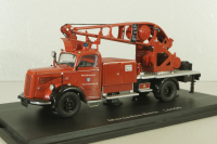 Mercedes L6600 fire engine with a crane, 03101, Schuco 1:43