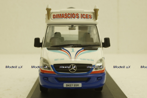 Mercedes Sprinter Dimascio Ice Cream Van, WM002, Oxford 1:43