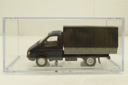 Газ-3302 Газель бортовой с тентом синий/серый, Конверсия 1:43