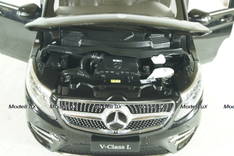 Mercedes V260L MPV(W447) 2023, Black, V-Class, QALCN89911150, Mercedes Dealer Edition 1:18 