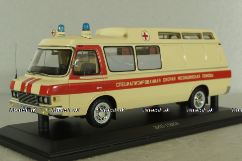 Зил-118КА Специализированная Скорая Помощь (с полным интерьером), 111903, DiP Models 1:43