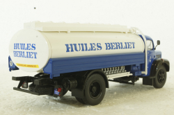 Berliet GLR8 M2 Tank truck Huiles Berliet year 1960 blue/white, Hachette 1:43