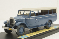 Зис-Мату Сочи закрытый 1949г. синий, МБК 1:43