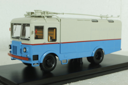 ТГ-2 троллейбус грузовой, бел/сини, SSM4049, SSM 1:43