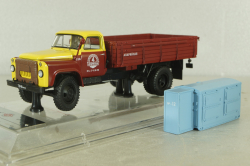 Газ-53Ф Аварийная, 1972г., 105303, DiP Models 1:43