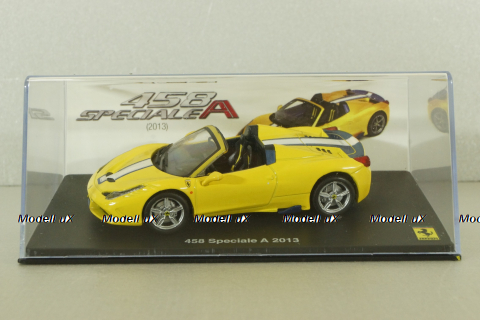 Ferrari 458 Speciale A 2013, yellow, Altaya 1:43