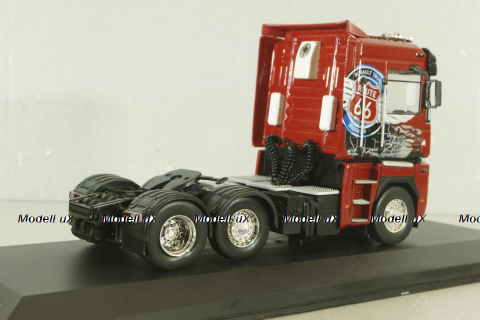 Renault AE Magnum 6x2 "Route 66" 2005, red, Truck Tuning Collection #14, Hachette 1:43