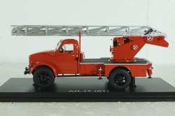 АЛ-17 (51) пожарная автолестница на шасси Газ-51, SSM1584, SSM 1:43