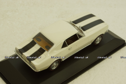 Chevrolet Camaro 1967 white, 400142720, Minichamps 1:43