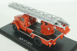АЛ-17 (51) пожарная автолестница на шасси Газ-51, SSM1584, SSM 1:43