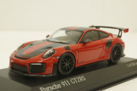 Porsche 911 (991/2) GT2 RS with black rims  2018 red,  413067292, Minichamps 1:43