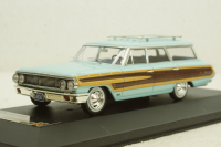Ford Country Squire 1964, light blue, PRD202, PremiumX 1:43