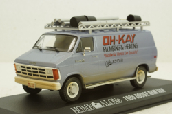Dodge Ram Van 1986 Movie Home Alone (1990) silver, 86560, Greenlight 1:43