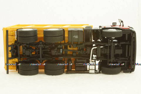 Маз-6501 самоскид, червоний/жовтий, 101265, АвтоИстория 1:43