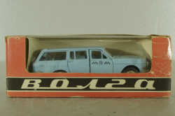 Газ-2402, такси голубая, февраль 88г., Тантал/Радон 1:43