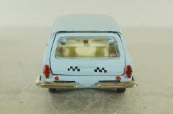 Газ-2402, такси голубая, февраль 88г., Тантал/Радон 1:43