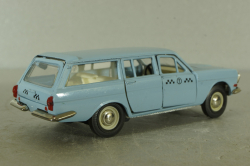Газ-2402, такси голубая, февраль 88г., Тантал/Радон 1:43