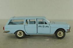 Газ-2402, такси голубая, февраль 88г., Тантал/Радон 1:43