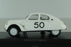 Citroën 2CV Dagonet 1956 Rallye des Charentes 50, white, 151396, Norev 1:43
