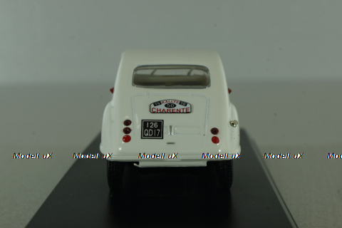 Citroën 2CV Dagonet 1956 Rallye des Charentes 50, white, 151396, Norev 1:43