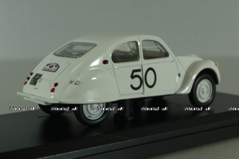 Citroën 2CV Dagonet 1956 Rallye des Charentes 50, white, 151396, Norev 1:43