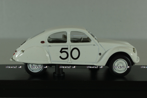 Citroën 2CV Dagonet 1956 Rallye des Charentes 50, white, 151396, Norev 1:43