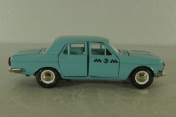 Газ-24, такси серо/голубая, Тантал/Радон 1:43